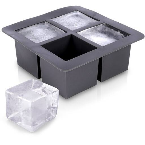 Excellent Houseware Grote IJsblokjesvorm - 4 blokjes
