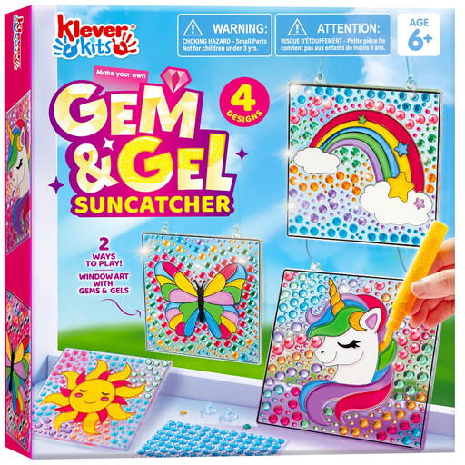 Klever Kits Unicorn Suncatcher Craft Kit for Kids