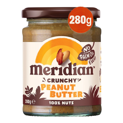 Meridian Crunchy Peanut Butter 280g