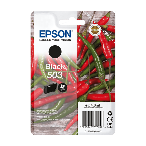 Epson 503 Inktcartridge Zwart Standaard Capaciteit