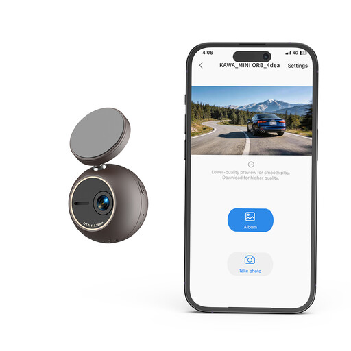 KAWA Dash Cam 2K with Voice Control