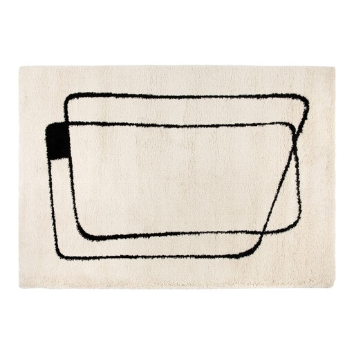 Azara Neige Rug, 160 x 230 x 3 cm, Thick & Comfortable
