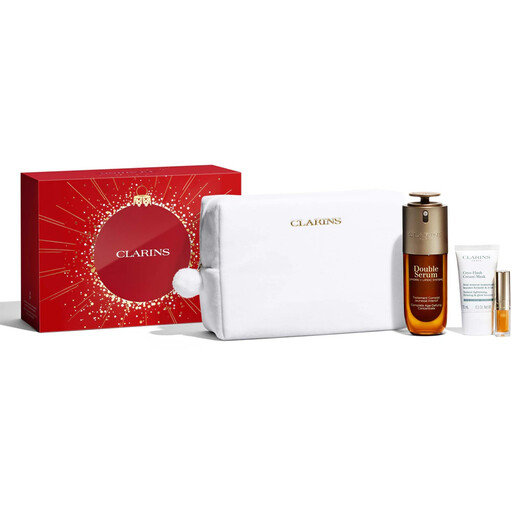 CLARINS SET DOUBLE SERUM 50ML + MASK 15ML + LIP