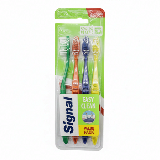 Signal Toothbrush Easy Clean Medium 4-Pack