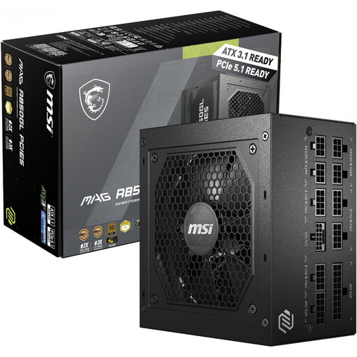 MSI MAG A850GL PCIE5 850W Power Supply
