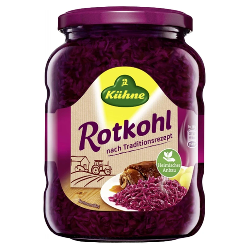 Kühne Traditional Recipe Pickled Red Cabbage 720ml