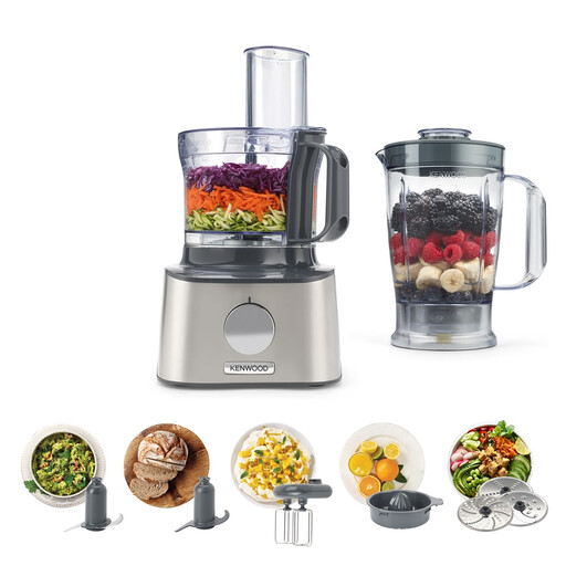 Kenwood MultiPro Compact FDM301 Food Processor Silver