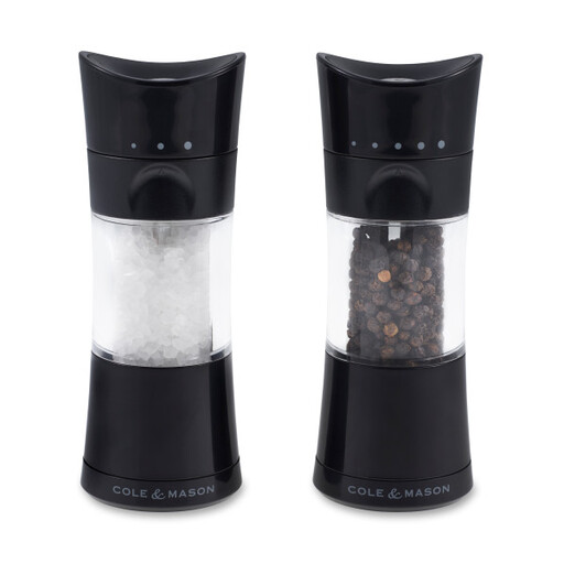 Cole & Mason Harrogate Black Salt and Pepper Grinder Set
