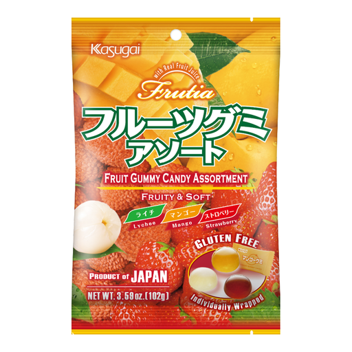 KASUGAI Frutia Fruit Gummy Assortment