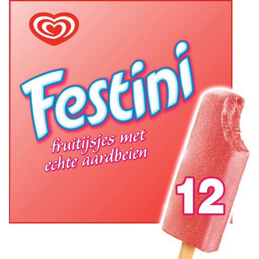 OLA Ice Cream Festini Strawberry 12 pieces 12 x 50ml
