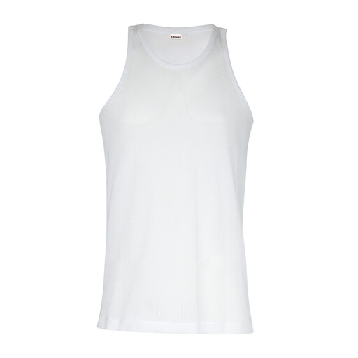 EMINENCE Pure Cotton Breathable Mesh Tanktop, White