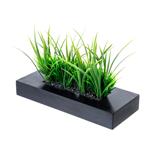 MyGift Large Artificial Green Grass Plants