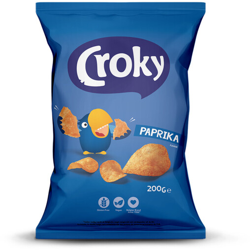 Croky Paprika Chips - 200 g