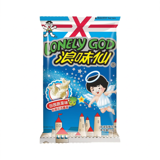 Want Want Lonely God Creative Fancy Potato Chips, 42 g