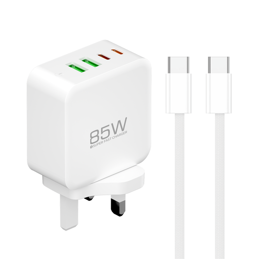 PAVAREAL K130CTC GaN 85W White Charger Set