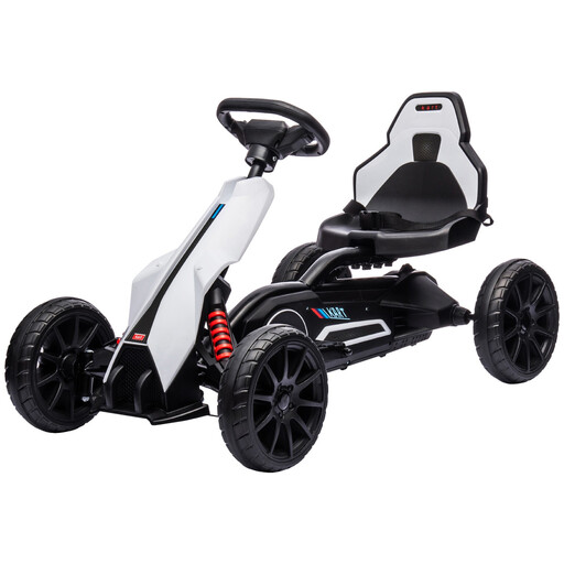 HOMCOM Electric Go Kart for Kids, 12V Battery Powered Drift Kart
