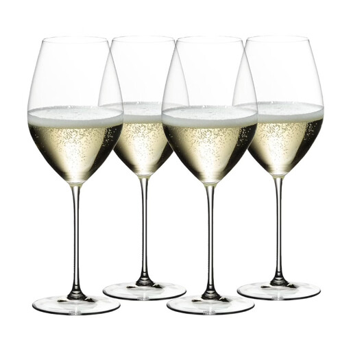 RIEDEL Veritas champagne glasses, crystal glass