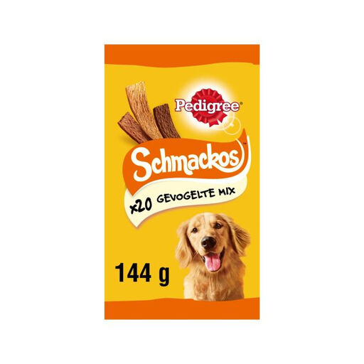 Pedigree Schmackos – friandises pour chiens au poulet, 1,144 kg