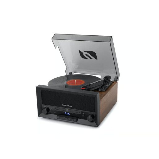 Mini CD System with Vinyl Turntable MT-112 MB