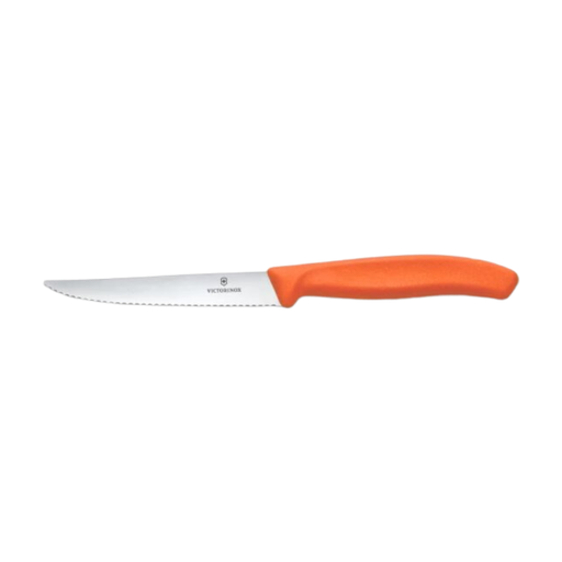 Victorinox Swiss Classic 11cm Serrated Orange Pizza and Steak Knife