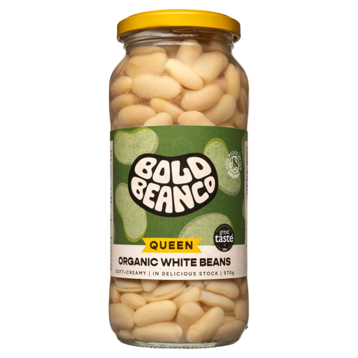 Bold Bean Co Organic White Beans 570g