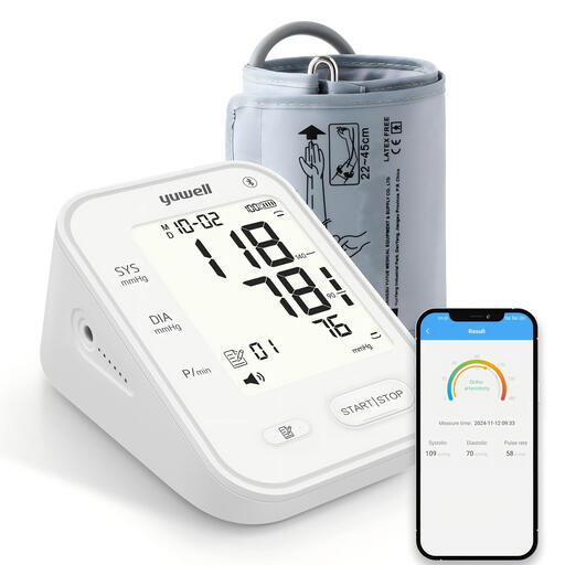 yuwell Smart Upper Arm Blood Pressure Monitor YE650AR