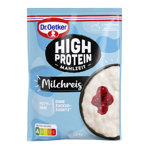 Dr. Oetker Sü?e Mahlzeit High Protein Milchreis Pulver 104g
