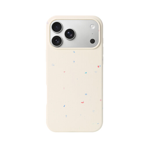 Fanhangxinsheng Eco Regenerated Liquid Silicone Phone Case for iPhone 17 Pro and iPhone 18 Pro – White
