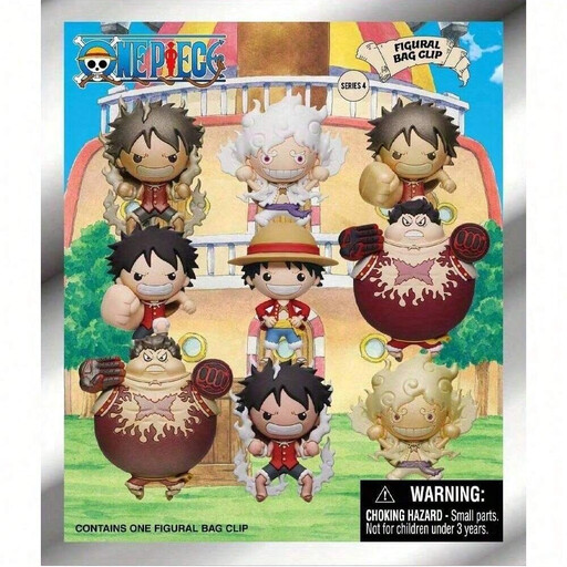 ONE PIECE Luffy Gear Series PVC Blind Bag Figural Bag Clip