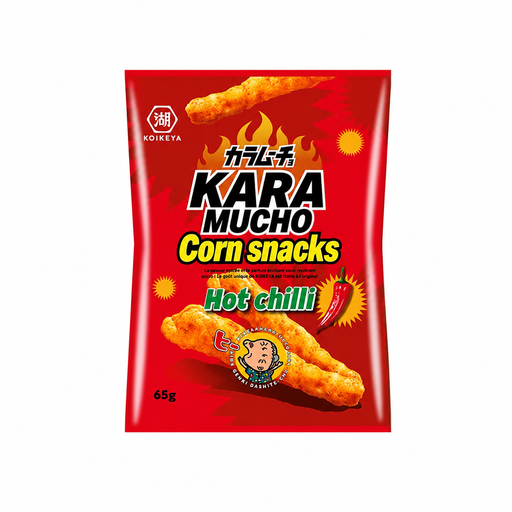 KOIKEYA Kara Mucho corn snack hot chili flavor 65 g