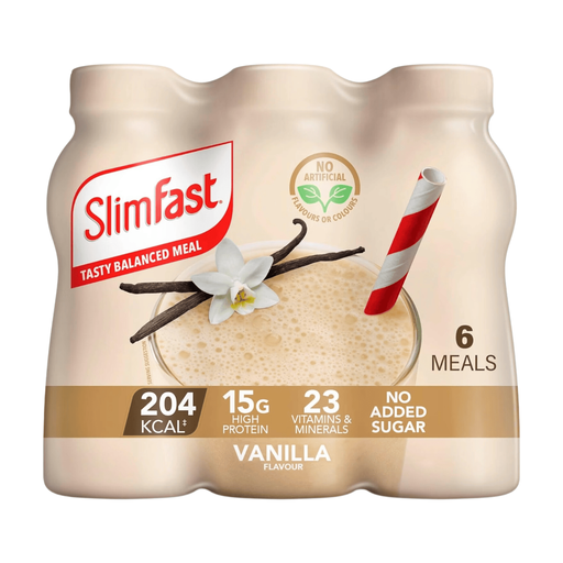 Slimfast 代餐支持奶昔（香草味）