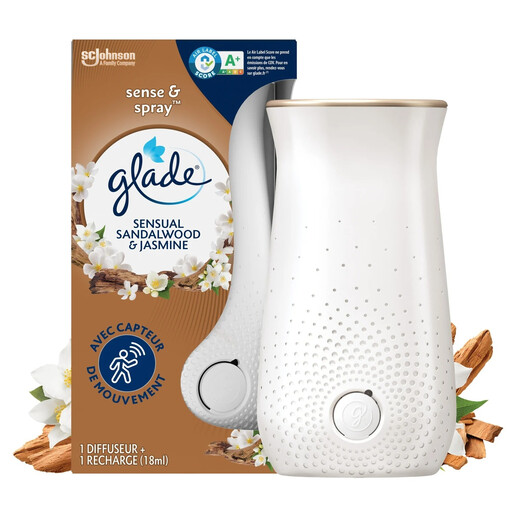 Glade Sense & Spray Automatic Air Freshener Sandalwood & Jasmine
