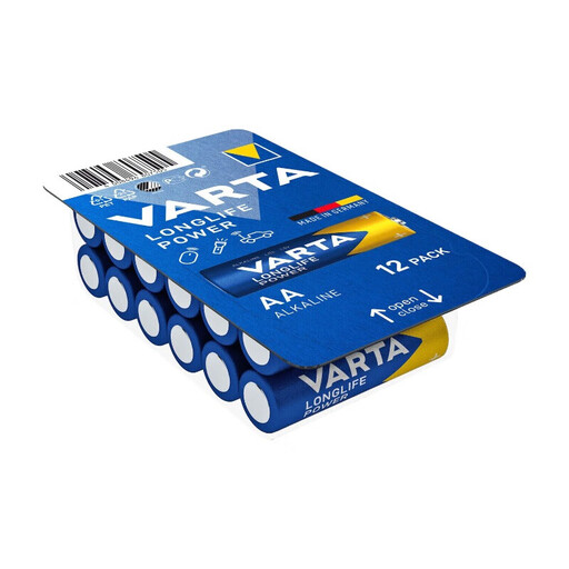 VARTA Alkaline Mignon AA Battery LR06 1.5V 12 Pack Longlife