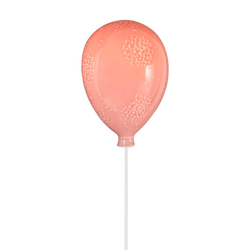Premier Housewares Ola Kids Pink Balloon Wall Lamp