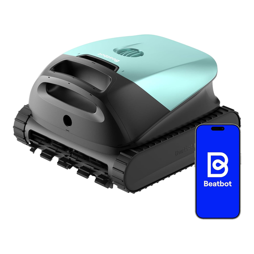[New Release] Beatbot M10 Joybuy Version Wireless Robot Pool Cleaner - Bottom/Wall/Waterline/Underwater Beaches, 25700 LPH Suction, 5L Filter, 300 Min Runtime, Mint Green