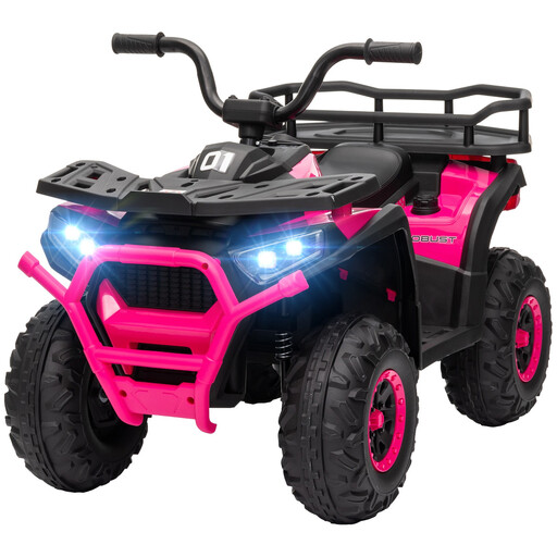 AIYAPLAY 12V Kids Electric Ride on ATV in Pink