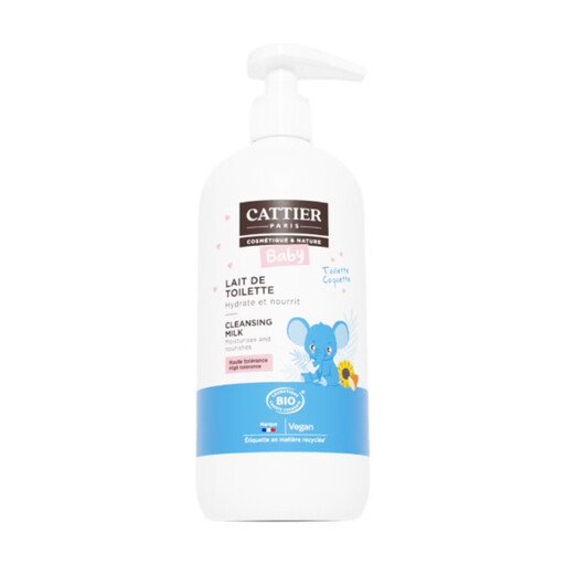 Cattier organic baby cleansing milk 500 ml