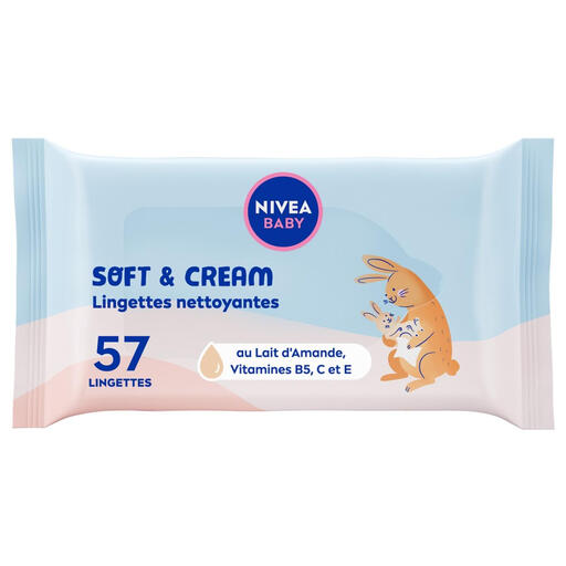 Nivea Baby Soft & Cream Body & Face Wipes