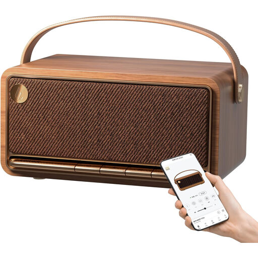 Edifier MP330 Brown Bluetooth Speaker, Wireless Portable Speakers with 40W Hi-Res Audio