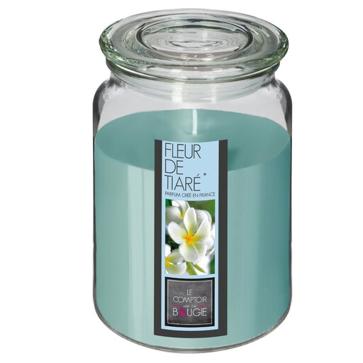 Atmosphera Scented Candle Nina - Fleur de Tiaré, 510 g, Glass Jar