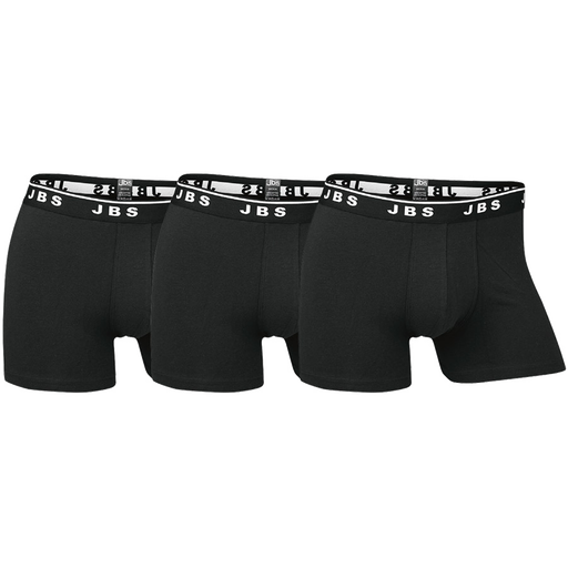 JBS 3er-Pack Retroshorts GOTS Schwarz