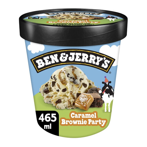 Ben & Jerry's Ice Cream Caramel Brownie Party