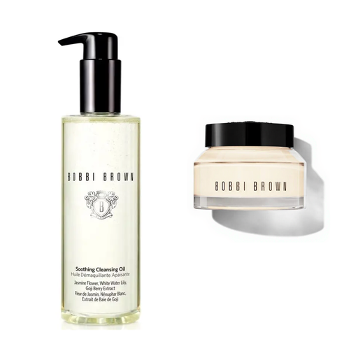Bobbi Brown Gift Set with cleansing oil and Vitamin Enriched Face Base
