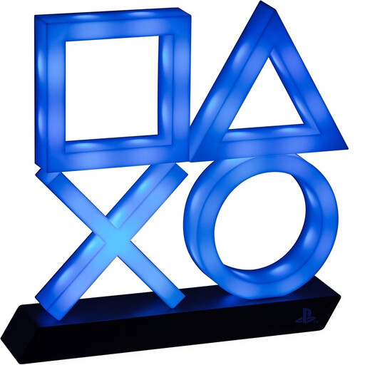 PlayStation 5 Icons Light XL - Officially Licensed - 32 cm - Music Reactive - USB or Battery Powered