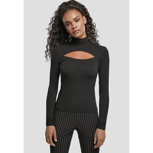 Urban Classics Cut-Out Turtleneck Longsleeve