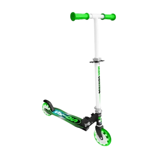 Skids Control folding scooter with light-up wheels