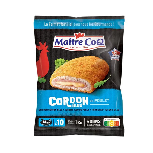 MAITRE COQ Chicken Cordon Bleu x10 1kg