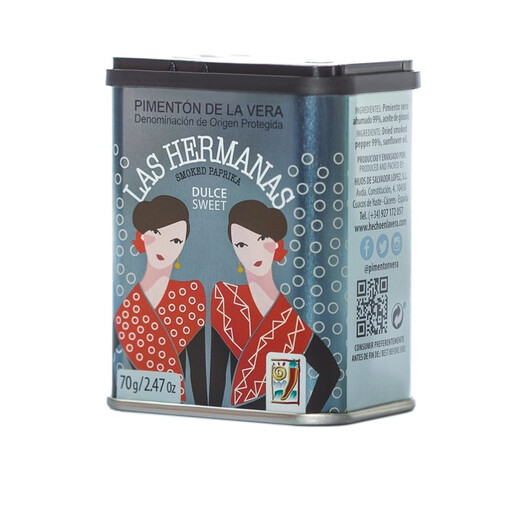 LAS HERMANAS Pimenton de la Vera Sweet Smoked AOP 70g