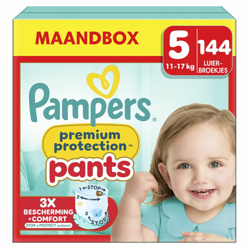 Pampers Premium Protection Pants Maat 5 Maandbox