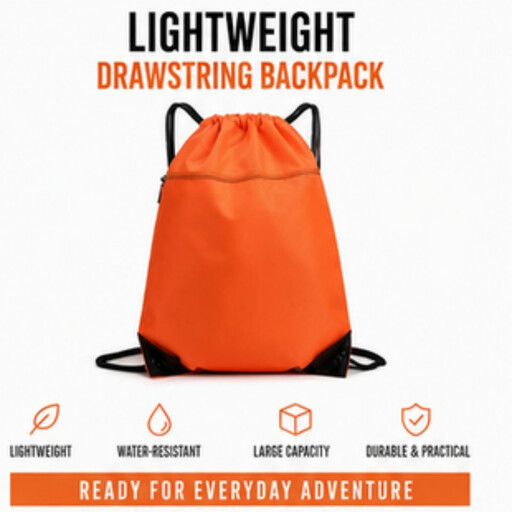 WhereHike Drawstring Backpack